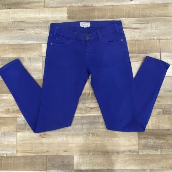 ⭐️  CURRENT/ELLIOT Cobalt Blue Slim Ankle Jean - Picture 4 of 7